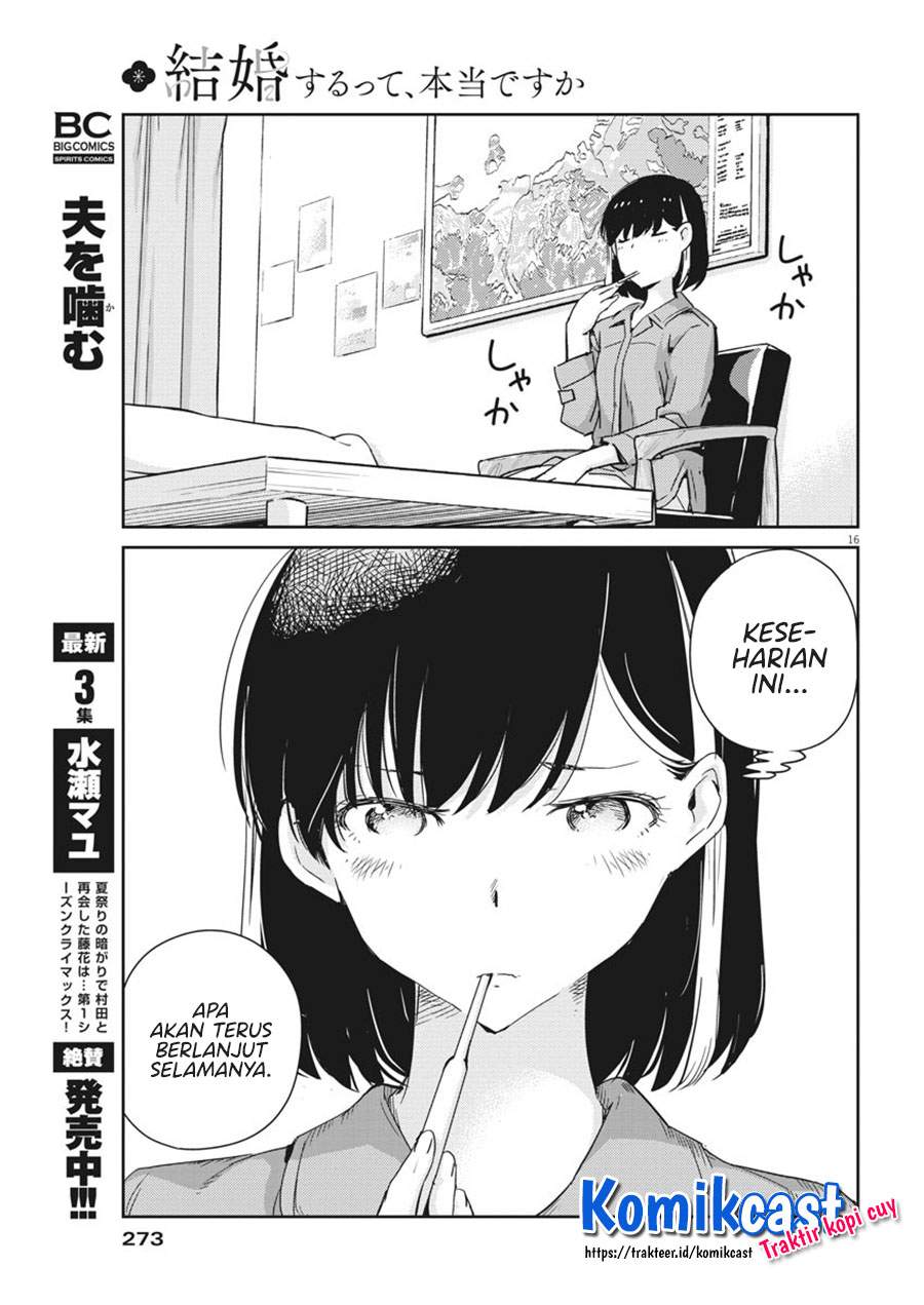 Kekkon Surutte, Hontou Desu ka? Chapter 43 Gambar 16